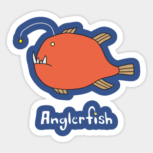 Anglerfish Sticker